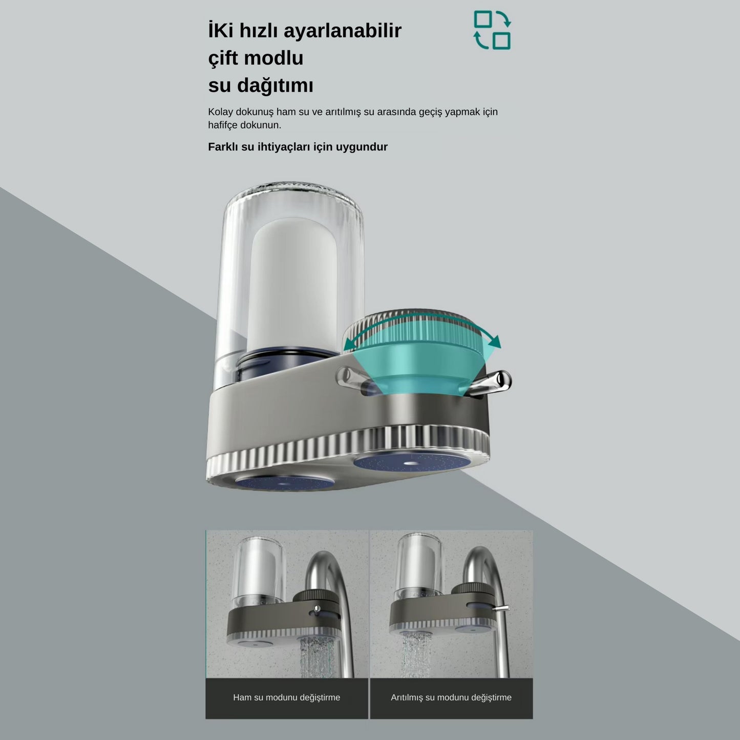 WinZaa™ Musluk Suyu Arıtıcı Cihaz